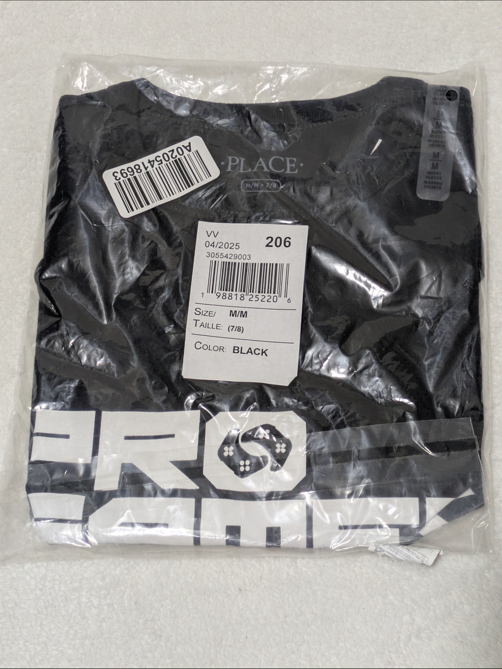 The Children's Place Black Short-Sleeve Graphic Tee